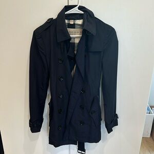 Burberry Brit navy rain/ trench coat